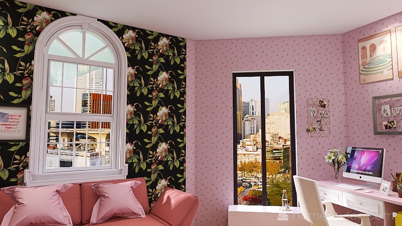 Bedroom1 3d design renderings