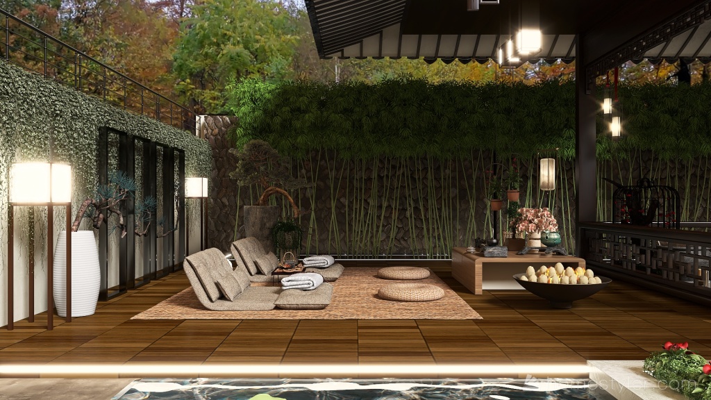Garden Landscape 3d design renderings