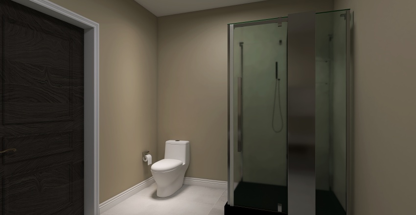 Downstairs Bathroom 3d design renderings