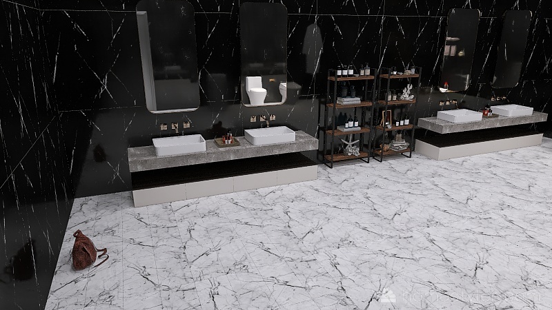 Bathroom 3d design renderings