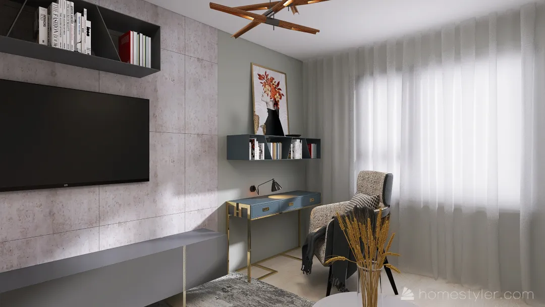 G.Sharafan_livingroom_5 3d design renderings