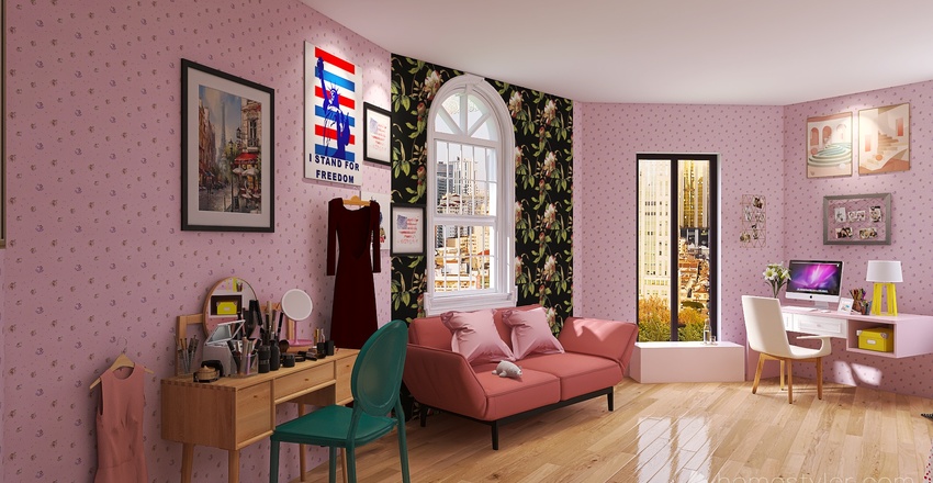 Bedroom1 3d design renderings