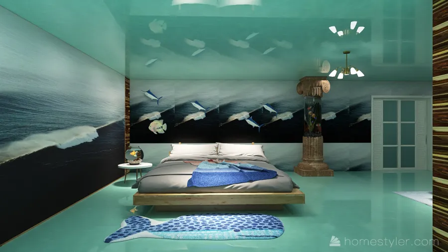 #HSDA2021Commercial  - Fish Home 3d design renderings