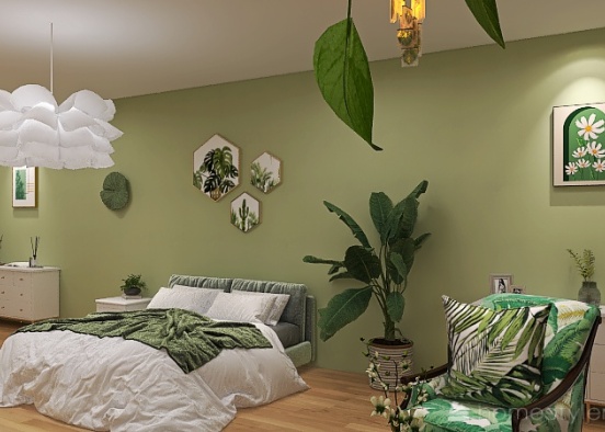 #StPatricksDayContest/ Bedroom Design Rendering
