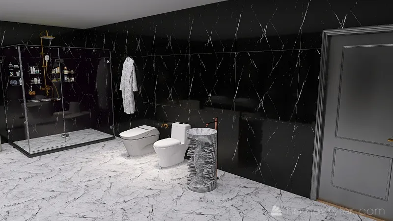 Bathroom 3d design renderings