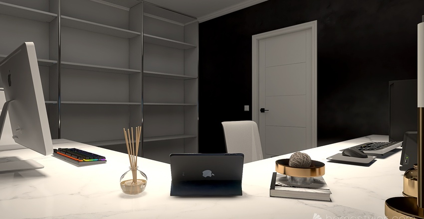 Office 3d design renderings