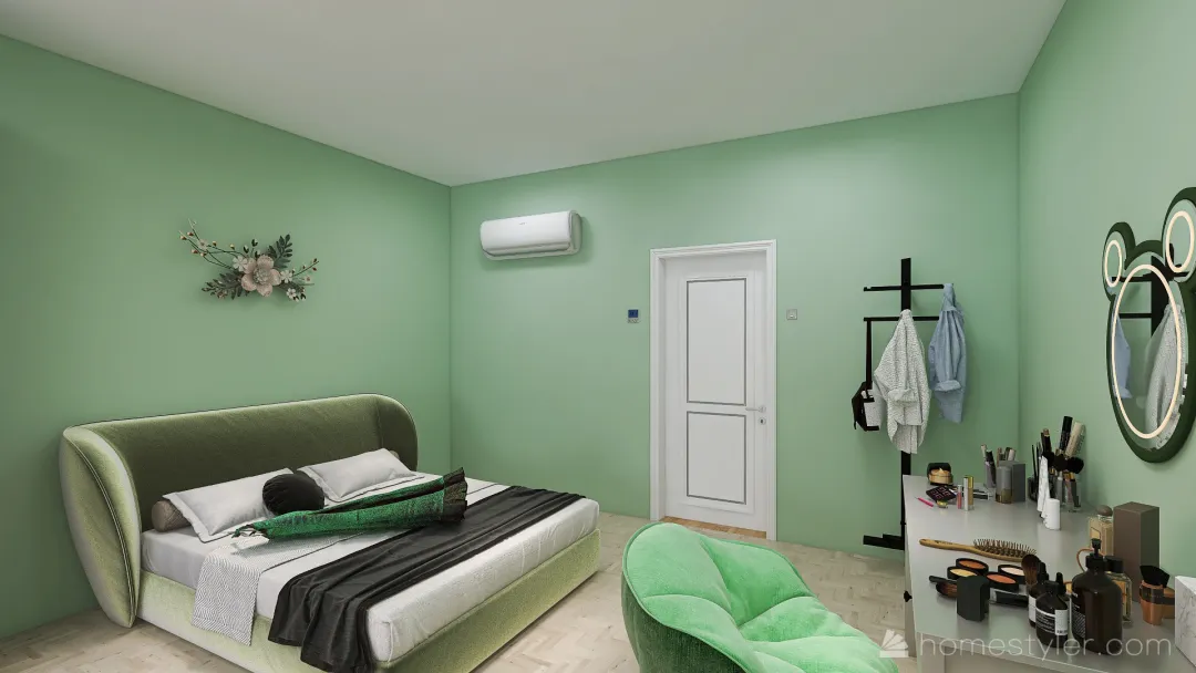 #StPatrickContest-Green living 3d design renderings