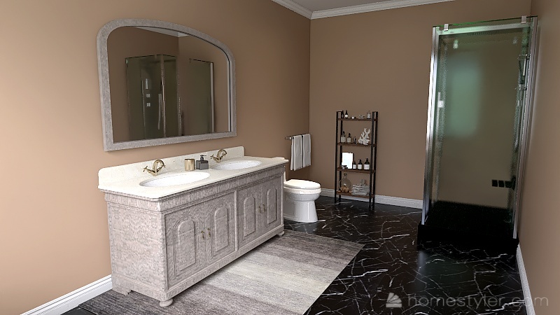 Master Bathroom 3d design renderings