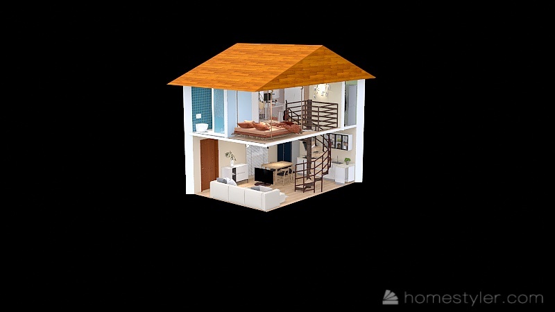 Copy of Copy of Tiny house (math summative) 3d design renderings