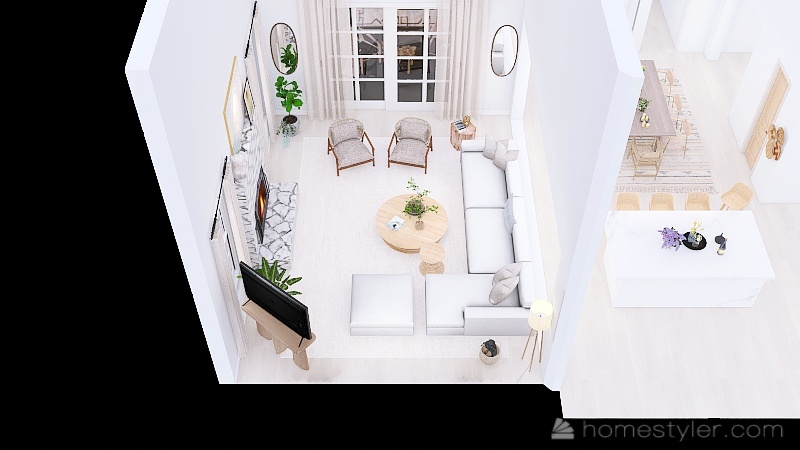 Tiffani D Family Room - Version 2 3d design picture 96.66