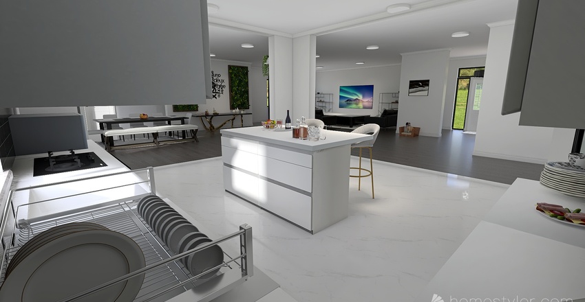 Kitchen 3d design renderings