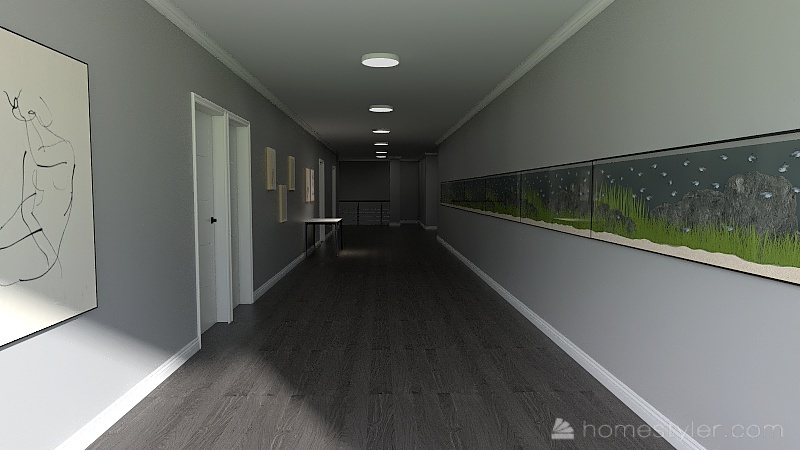 Hallway 3d design renderings