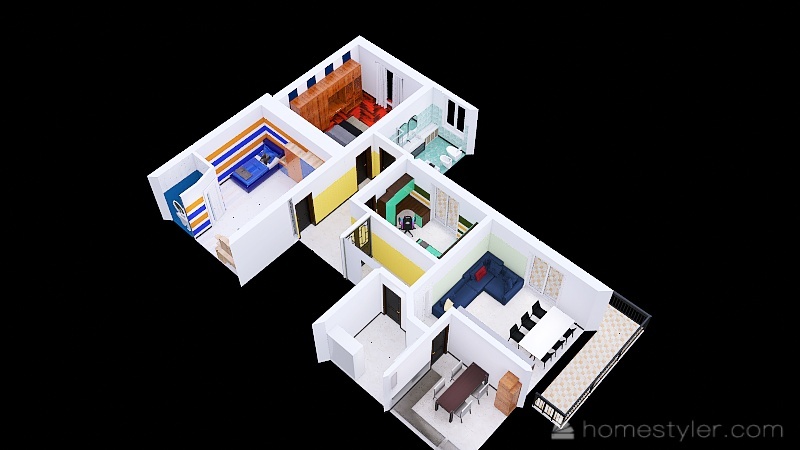 Andrea Mussinelli Progetto Casa 3d design renderings