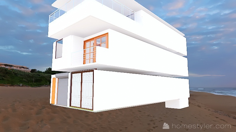 Casa Chilca Model 01 3d design renderings