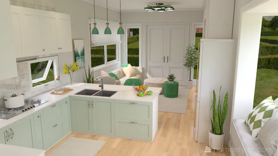 A Touch of Green #StPatrickContest 3d design renderings
