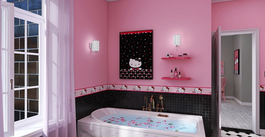 HELLO KITTY PROJECT 3d design renderings