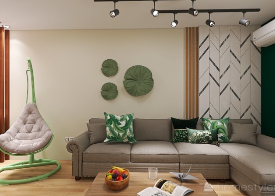 #StPatrickContest  Living and dining room Design Rendering