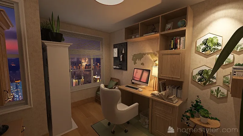 Office Space 3d design renderings