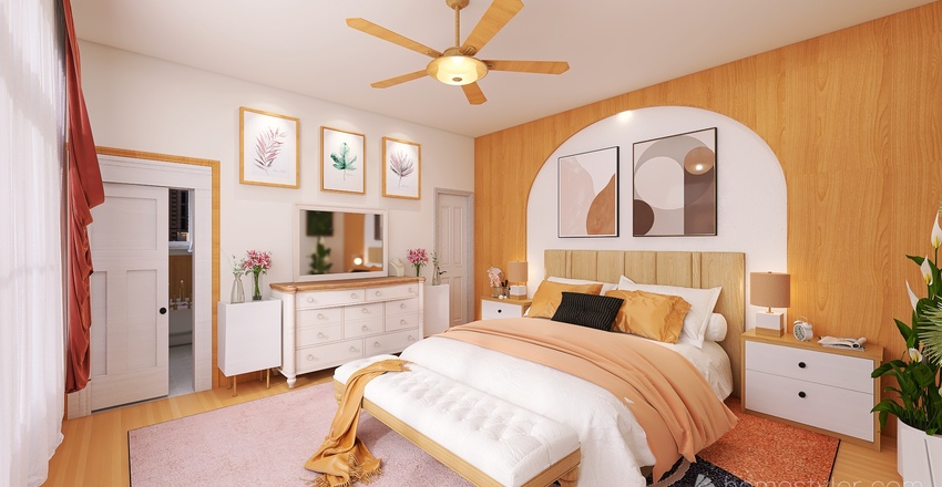 Master Bedroom 3d design renderings