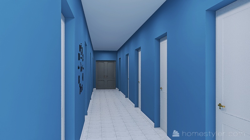 коридор 2 3d design renderings