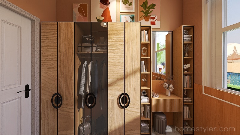 Closet 3d design renderings