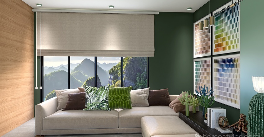 Living Room 3d design renderings