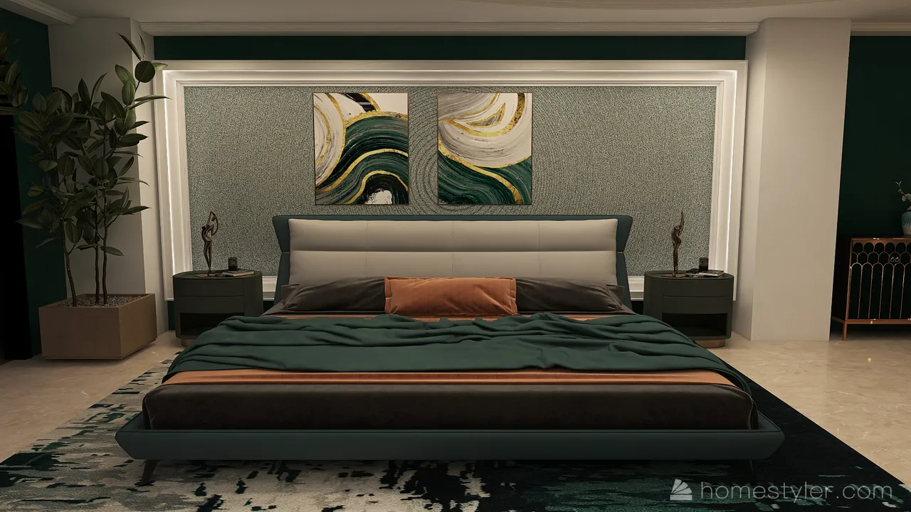 Bedroom 3d design renderings