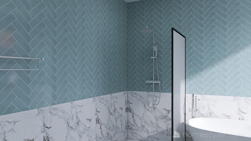 Primary bathroom 3d design renderings