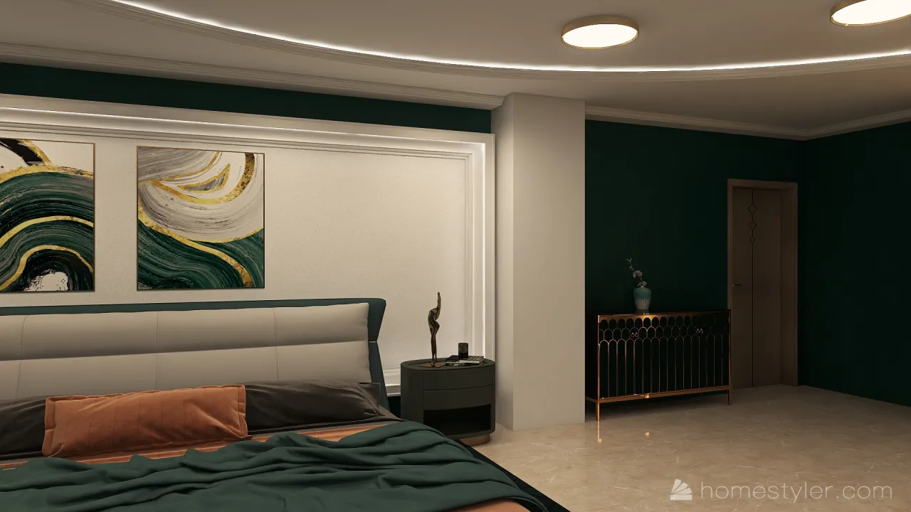 Bedroom 3d design renderings