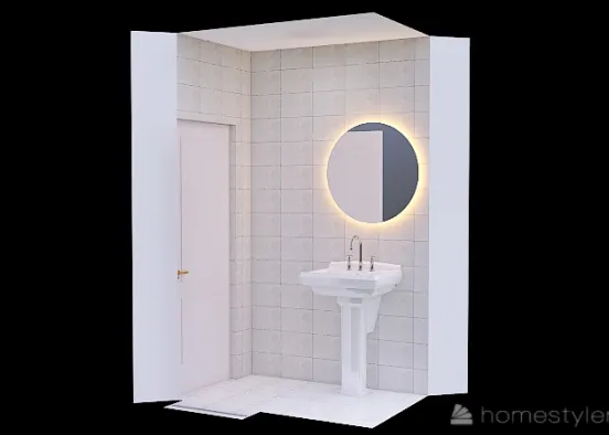 туалет Design Rendering