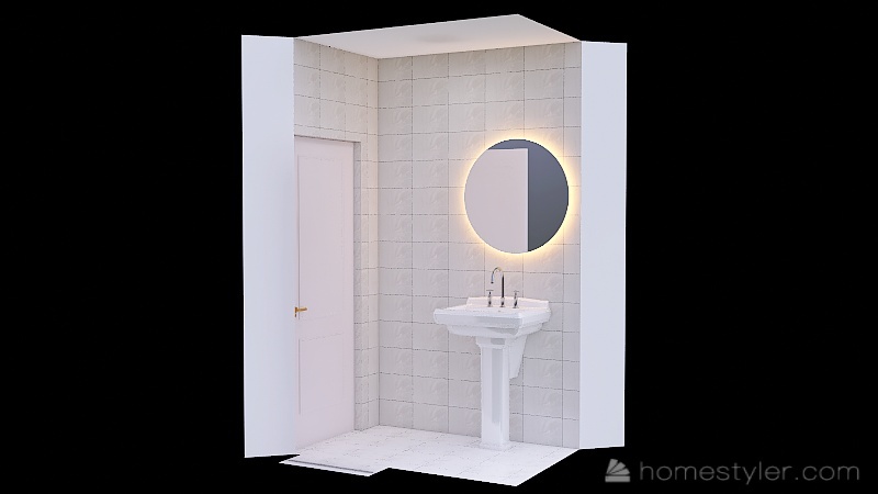 туалет 3d design renderings