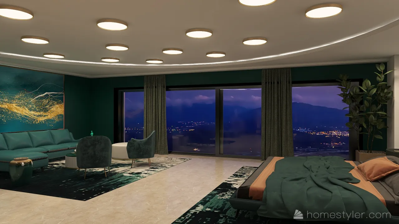 Bedroom 3d design renderings