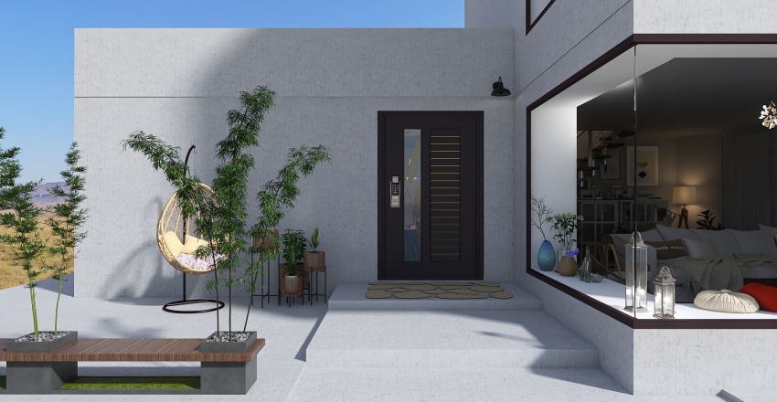 Cement House 3d design renderings