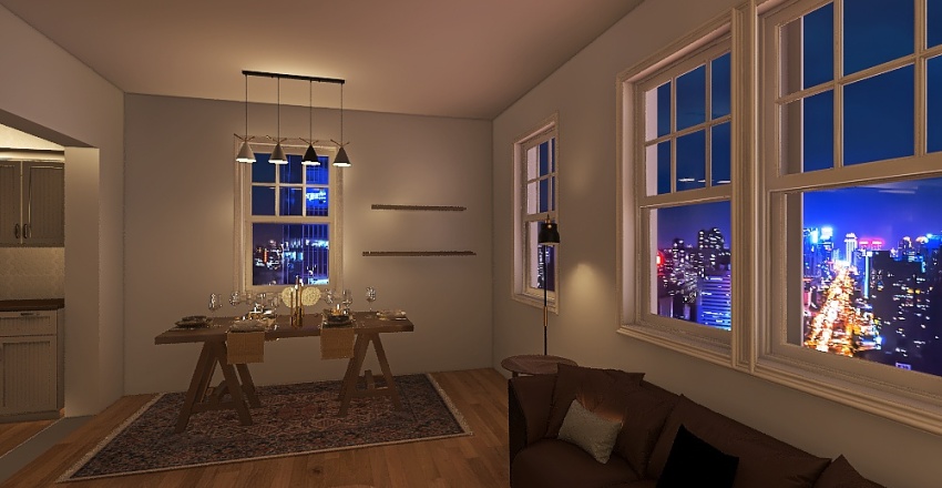 2022 House Living room 3d design renderings