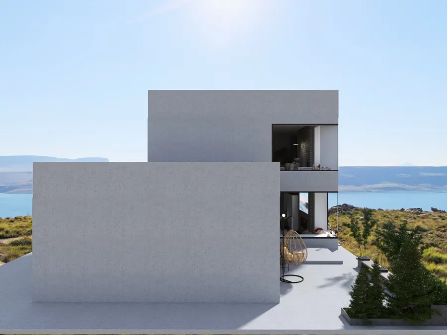 Cement House 3d design renderings