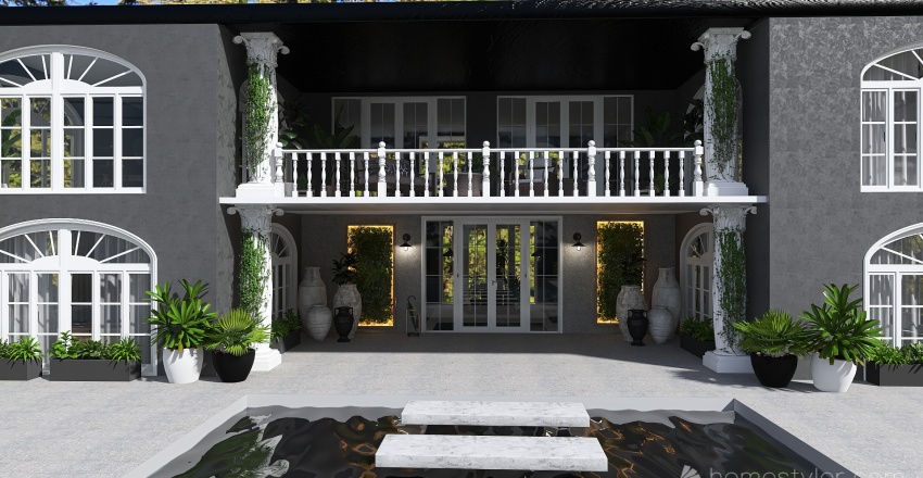 #St Patricks Day Contest 2 story Villa. 3d design renderings