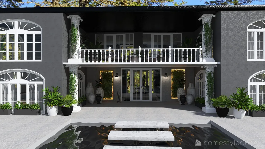 #St Patricks Day Contest 2 story Villa. 3d design renderings