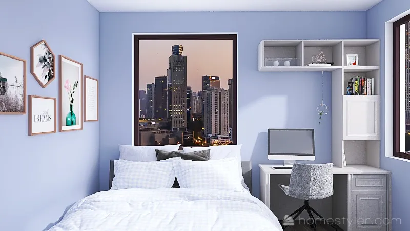 Bedroom17G 3d design renderings