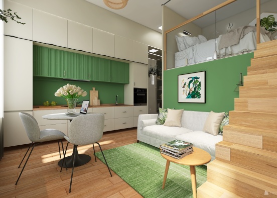 #StPatrickContest - Small apartment Design Rendering