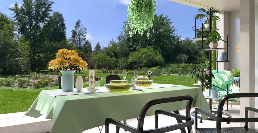 Terrace 3d design renderings