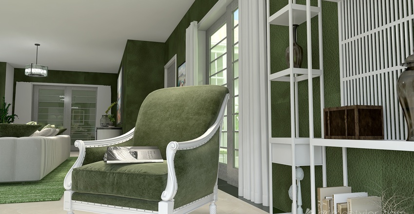 Living and Dining Room 3d design renderings