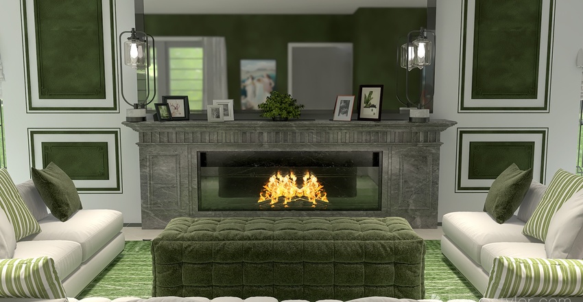 Living and Dining Room 3d design renderings