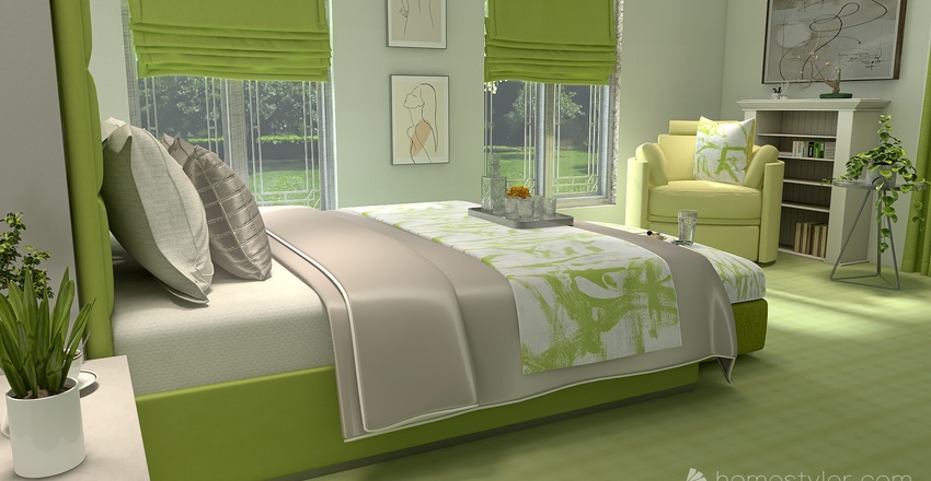 Bedroom 3d design renderings
