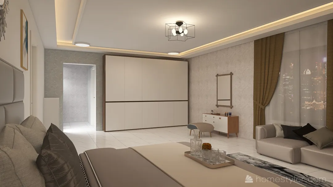 AYAN PROJECT M.BEDROOOM 3d design renderings