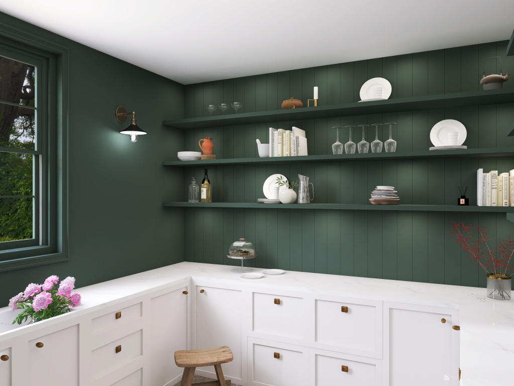 #StPatrickContest Kitchen & Pantry 3d design renderings