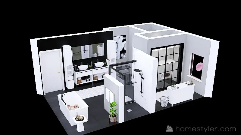 Sanchez Bathroom 3d design renderings