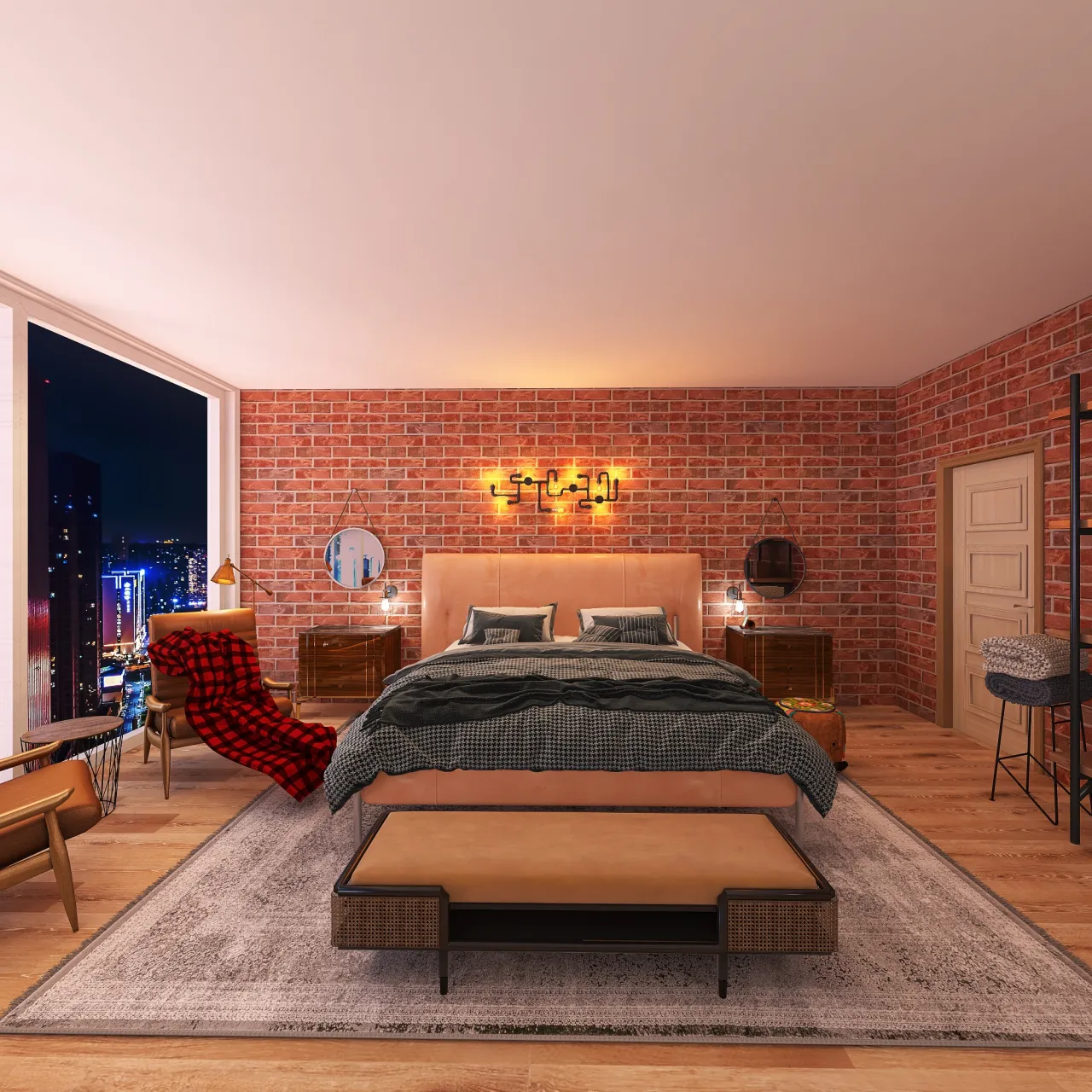 MasterBedroom 3d design renderings