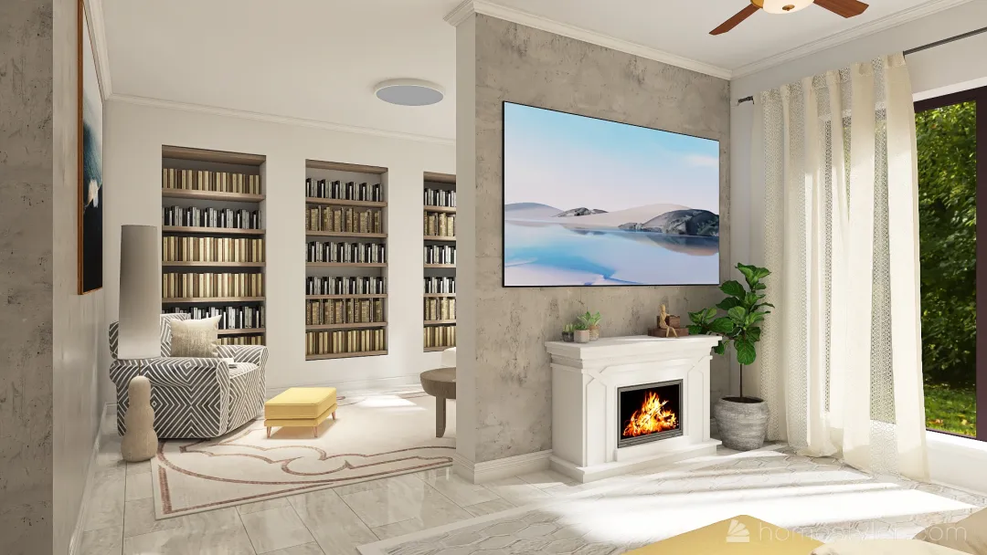 Living room 1 3d design renderings