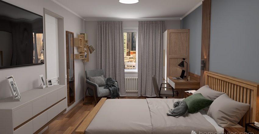 Проект Спальня ЛЕНА 3d design renderings