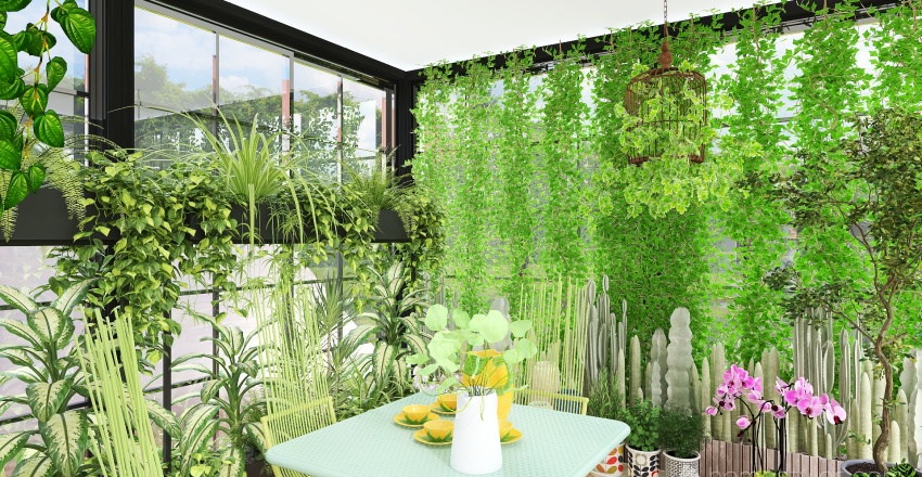 #StPatrickContest  - green house 3d design renderings